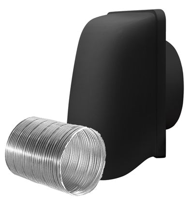 Chateau Through Wall Kit 150mm Black