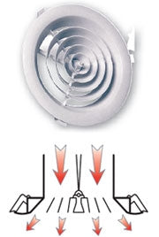 Jet Diffuser 250mm Ice White