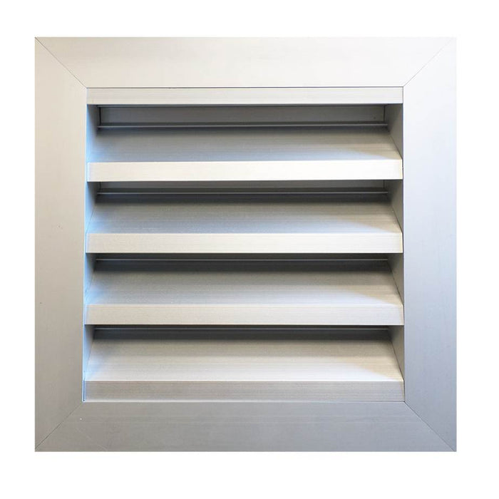 Designer Weatherproof Louvre Alu Grill 200 x 200mm