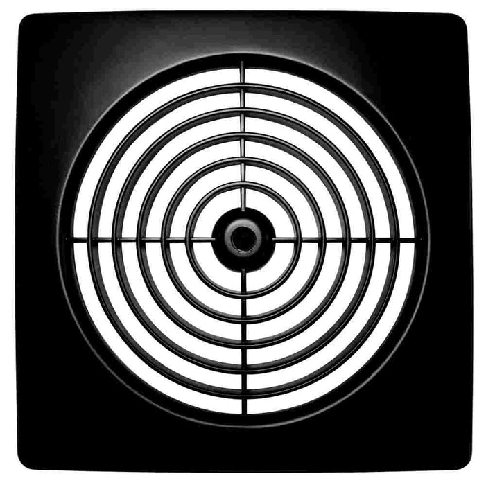 Grill 150mm Low Profile Square Black