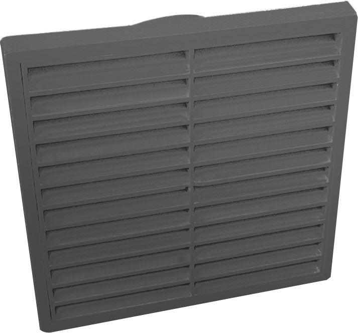 Designer Grill 125mm Fixed Louvre Pre-Primed