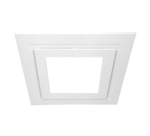Contour Small Square Fascia & Tri Colour 12W LED Matte White