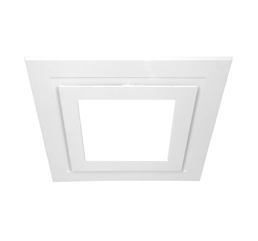 Contour Large Square Fascia & Tri Colour 15W LED Matte White