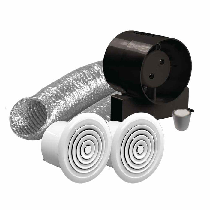 Basec Inline Extraction Fan Kit ID150 150mm 6m