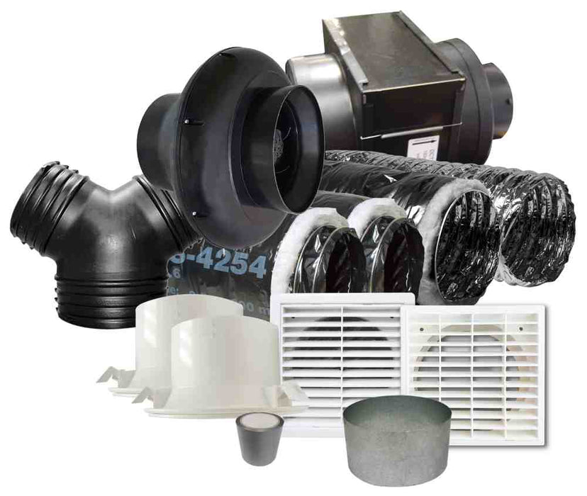 SmartVent E2 P+ P2 Additional Fan Filter Duct& Grille 200mm