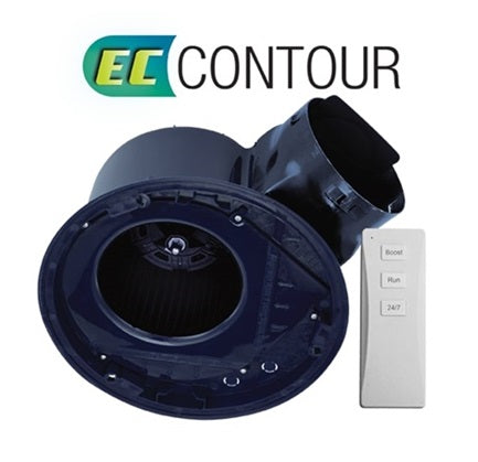 EC Contour Centrifugal High Steam Fan 150mm No Fascia
