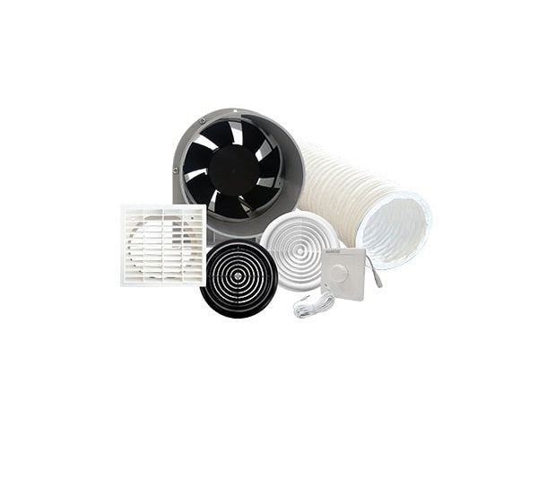 Hyper150 Inline Extract Kit EC 150mm Variable Speed