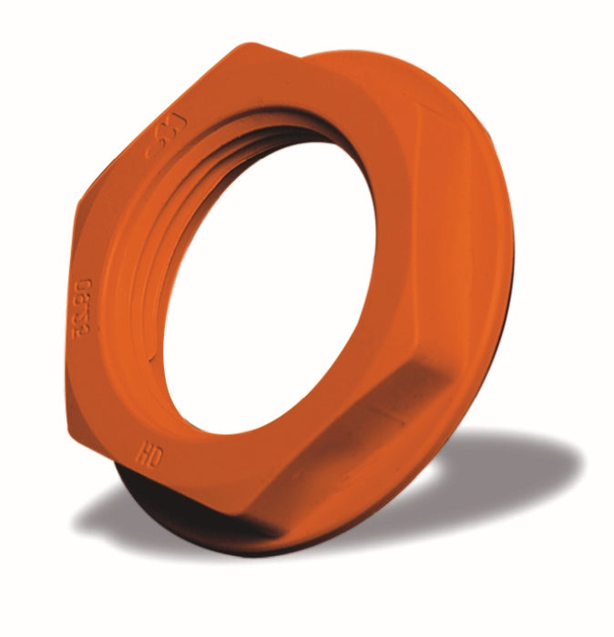 Conduit Locknut 32mm Orange