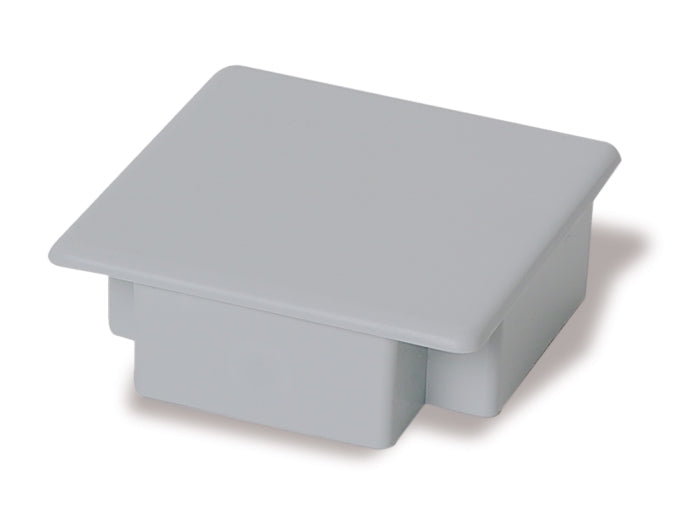 Trunking Egatube End Piece 75 x 50mm Grey