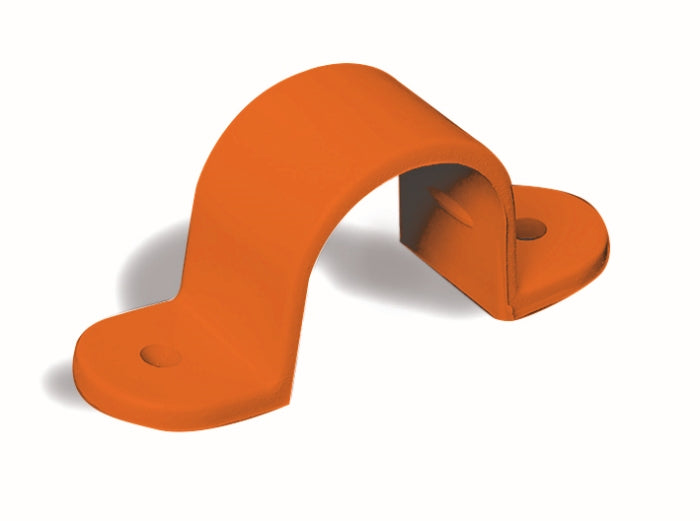 Conduit Saddle 25mm Orange