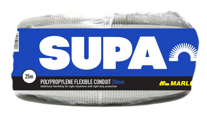 Conduit Flexible Supa 20mm Polypropylene