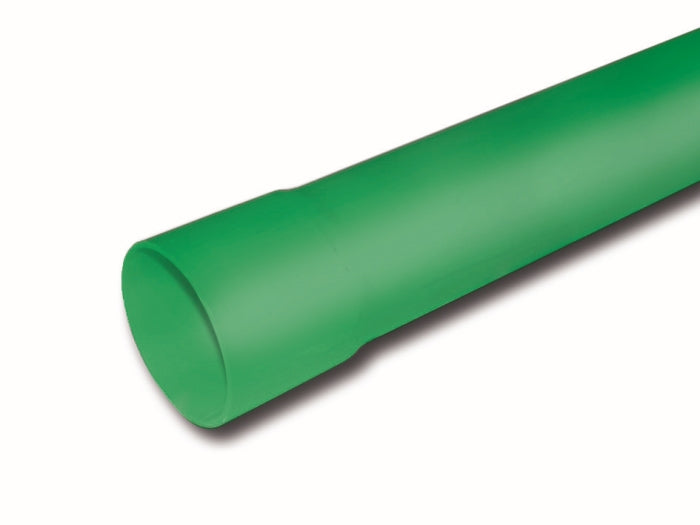 Duct Communication 110mm uPVC Green Unbranded 6m