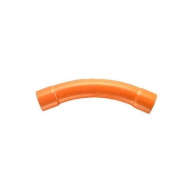 Bend Calibre 100mm 22Deg Orange PVC Heavy Duty