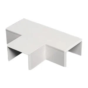 Trunking Flat Tee 16 x 16mm White