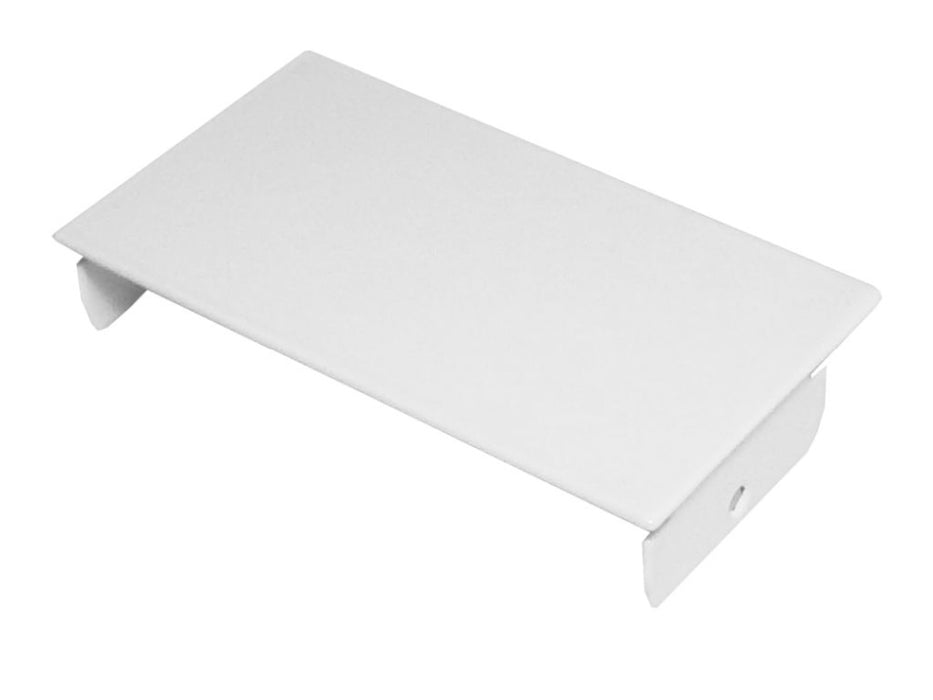 Cat6 Duct 85mm End Cap Penrose White