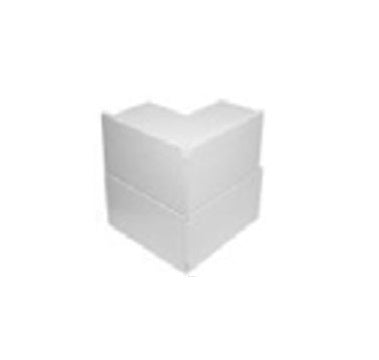 Cat6 Duct 170mm Ext Weld Corner with Cover Penrose White