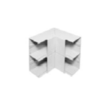 Cat6 Duct 170mm Int Weld Corner with Cover Penrose White