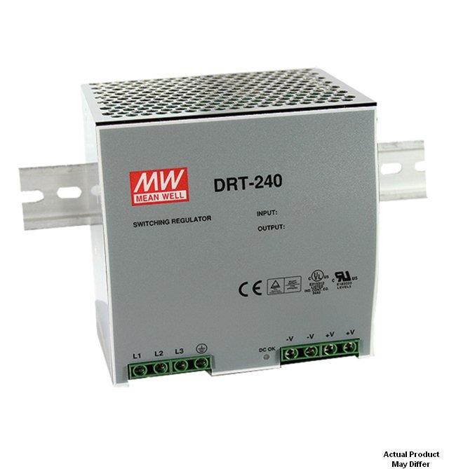 Power Supply 3Phase 10A 24VDC Din Rail Mount