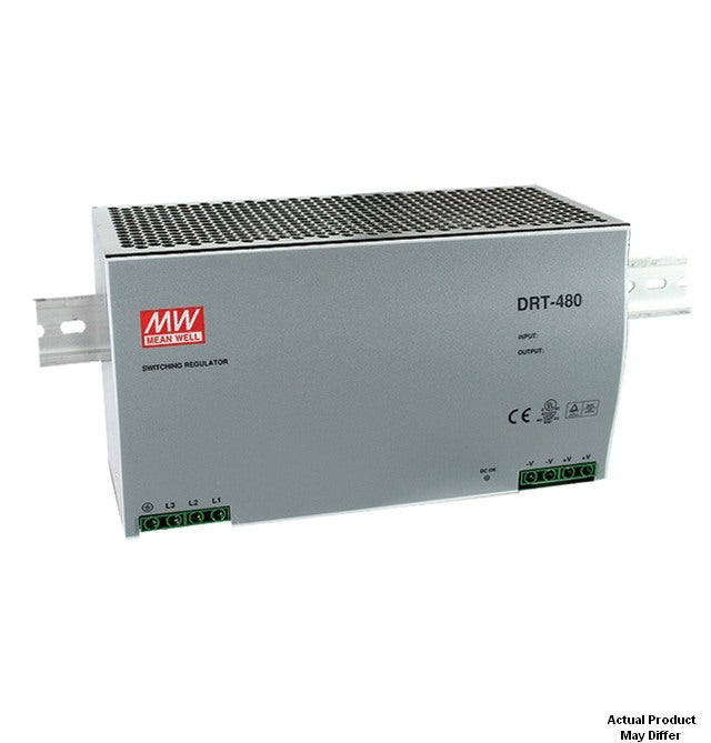 Power Supply 3Phase 20A 24VDC Din Rail Mount