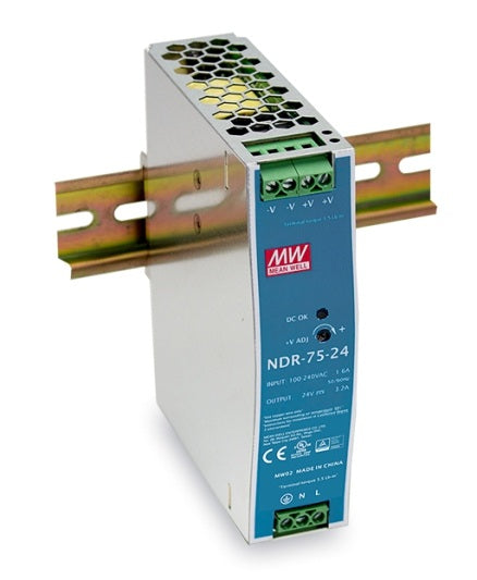 Power Supply Slim 76.8W 3.2A 24VDC Din Mnt
