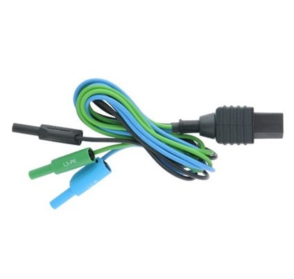 Universal Test Cable 3x 1.5m Bk Gn Bl