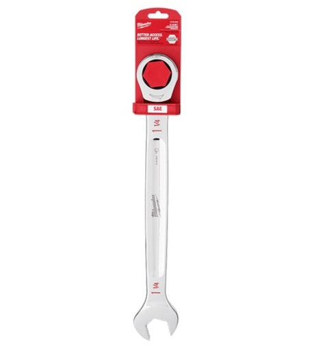 MaxBite SAE Ratcheting Combination Wrench 1-1/4in