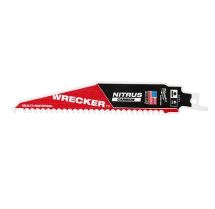 Sawzall Carbide Blade Torch with Nitrus 6tpi 150mm