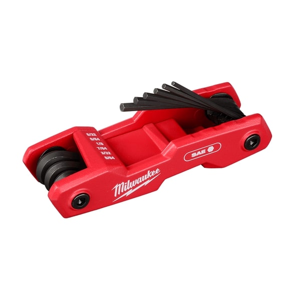 Folding Hex Key Set 9pc SAE