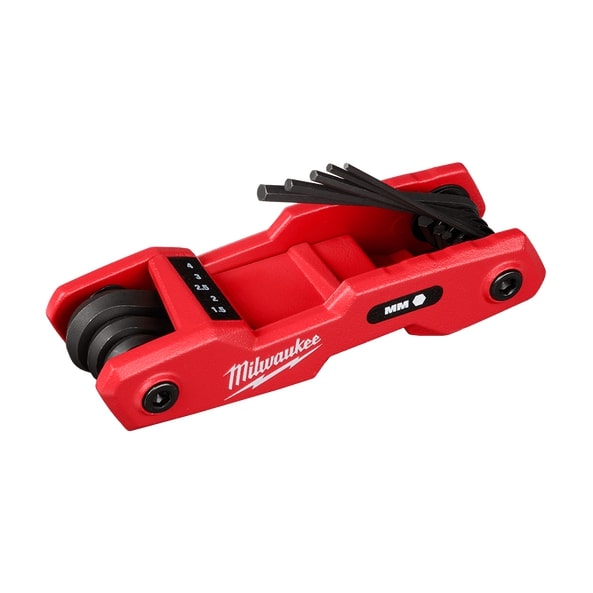 Folding Hex Key Set 8pc Metric