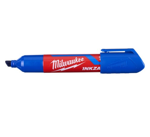 Inkzall Marker Pen Large Chisel Tip 6.2mm Blue