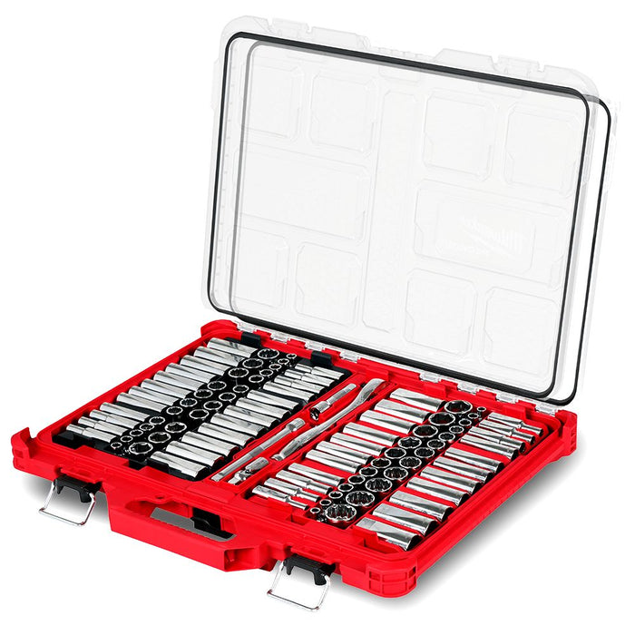 Ratchet Socket Set 3/8in Drive 6/12Pt 98pc SAE/Metric