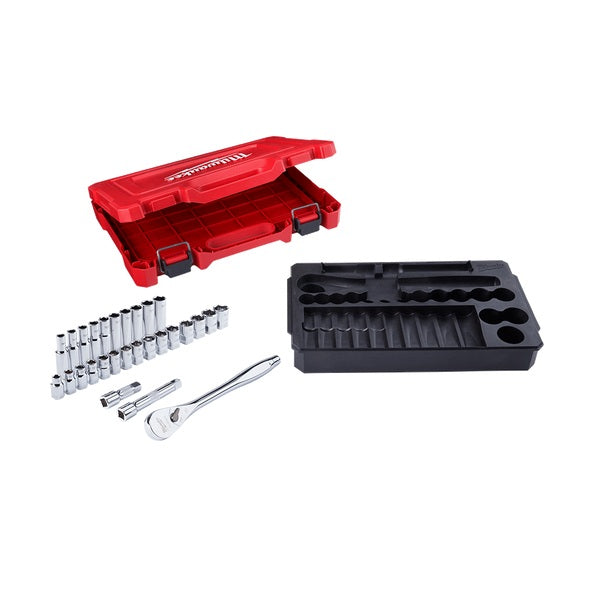 Drive Socket 1/2 Wrench Metric Set 28pc