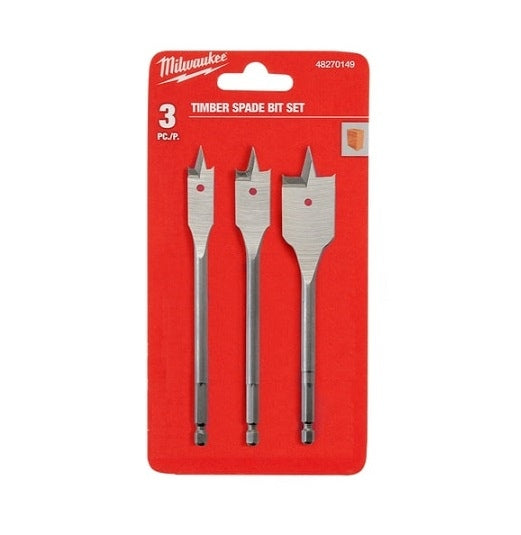 Timber Spade Bit Set 3pcs