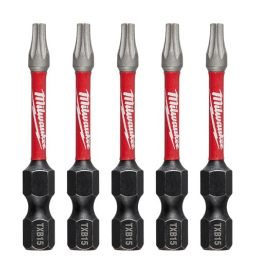 Shockwave Power Bit Security Torx TXB015 50mm (Pkt5)