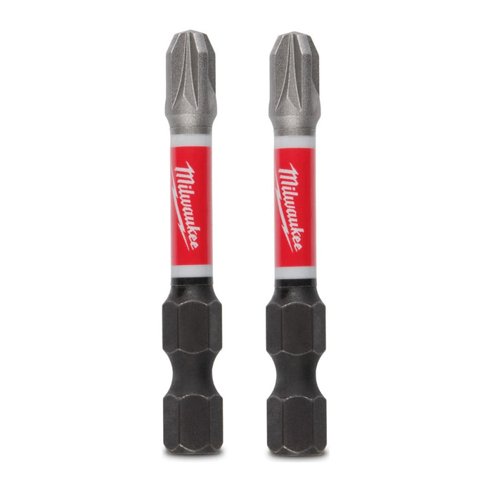 Shockwave Power Bit Pozidrive No3 50mm (2in) 2pk