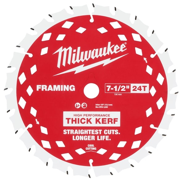 Circular Saw Blade 24T Wood 190mm Framing