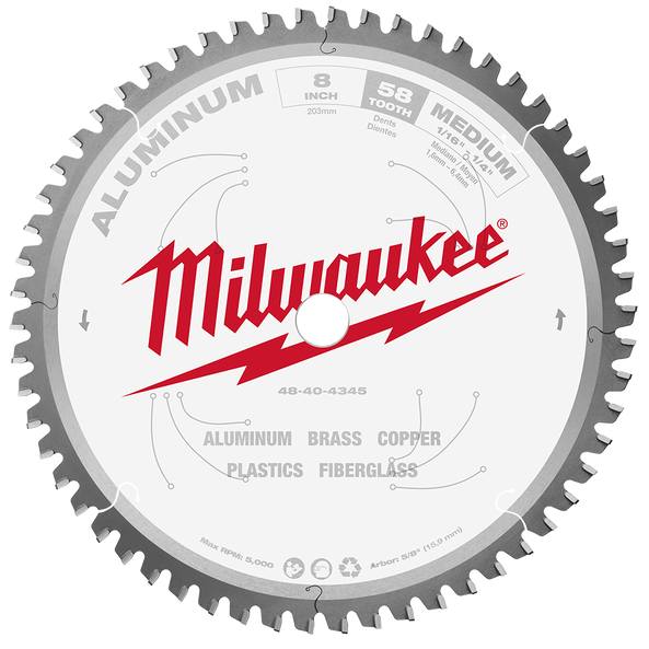 Circular Saw Blade CSB Aluminum 58T 203mm Dry Metal