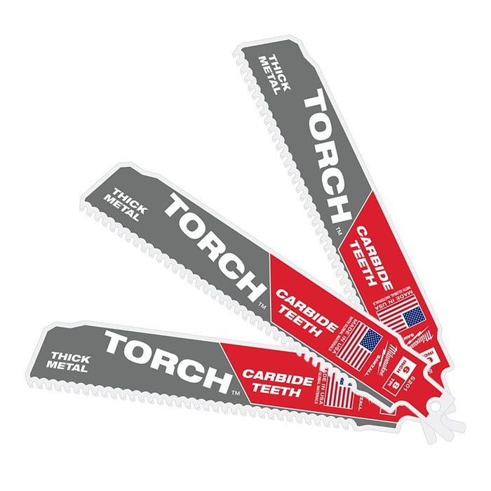 Sawzall Carbide Blade The Torch 8tpi 150mm (Pkt3)