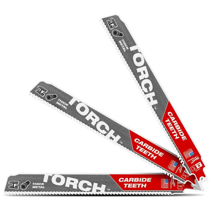 Sawzall Carbide Blade The Torch 8tpi 230mm (Pkt3)