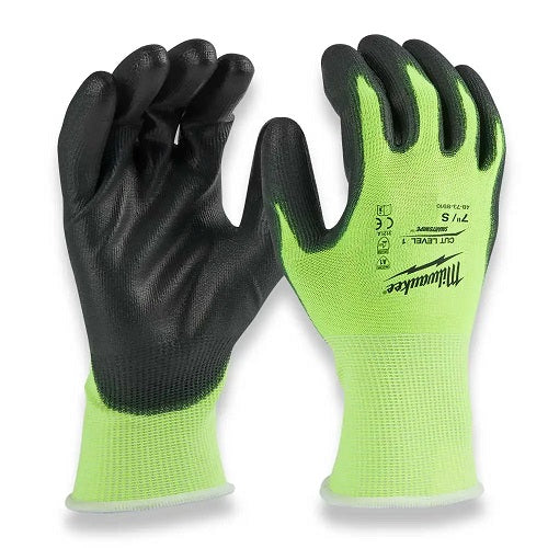 Smartswipe Gloves Cut 1(A) High Vis PU Large