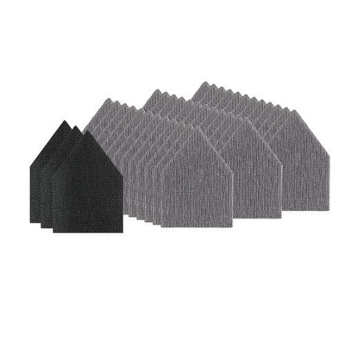 Pentagon Net Sandpaper Assorted 36Pk