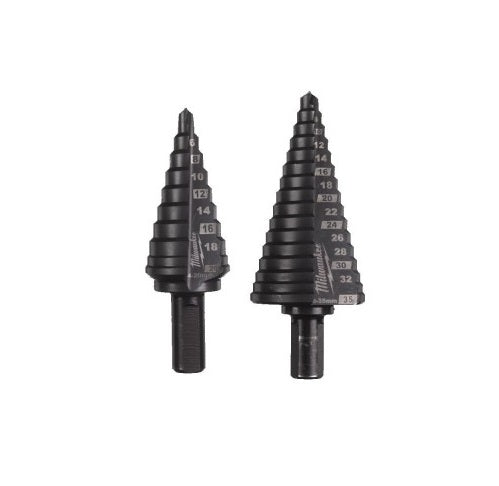 Cobalt Step Drill Bit 2Pc Set