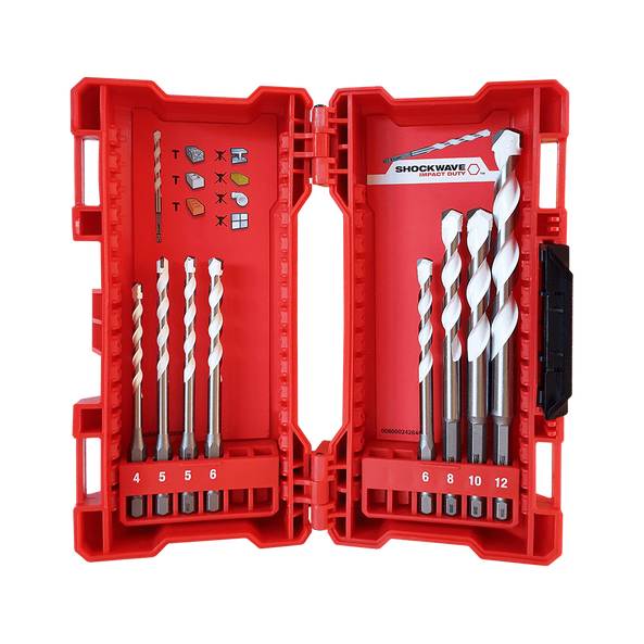Multi-Purpose Drill Bit Set 8pc Set