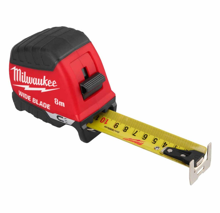 Tape Measure 8m Wide Blade Magnetic