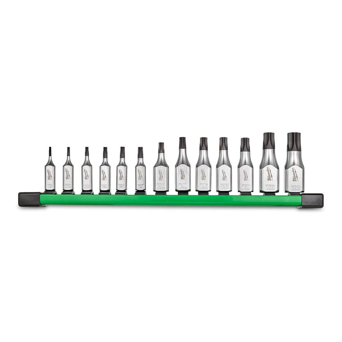 Torx Bit 1/4 & 3/8in Drive Tamper Proof Socket Set 13pc
