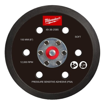 Pressure Sensitive Adhesive Sander Backing Pad 150mm Soft