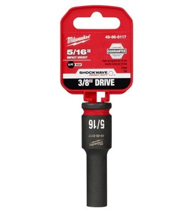 Shockwave 3/8in Drive 5/16in Deep 6 Point Impact Socket