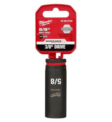 Shockwave 3/8in Drive 5/8in Deep 6 Point Impact Socket