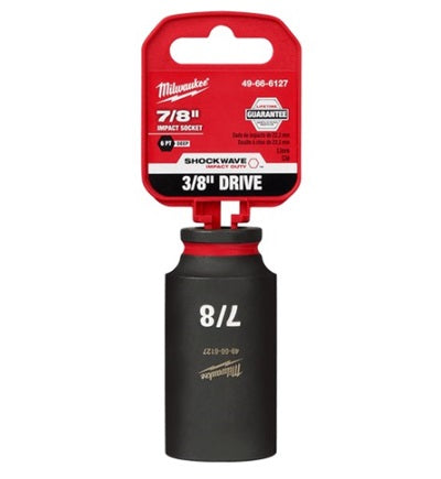 Shockwave 3/8in Drive 7/8in Deep 6 Point Impact Socket