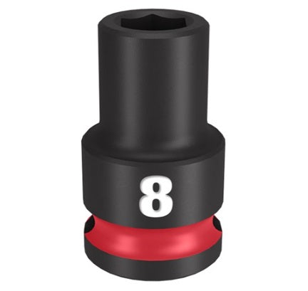 Shockwave 3/8in Drive 8mm Standard 6 Point Impact Socket